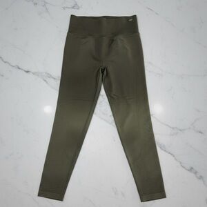 VS Pink Active Leggings Olivia Green Fitted Seamless Workout Pants Women’s M